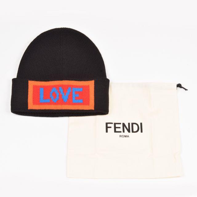 FENDI(フェンディ)のFENDI フェンディ ニットキャップ 帽子  FXQ053  メンズの帽子(ニット帽/ビーニー)の商品写真