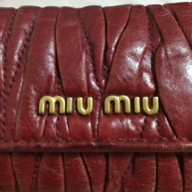 miumiu(ミュウミュウ)のMiumiu♡訳ありキーケース レディースのファッション小物(キーホルダー)の商品写真