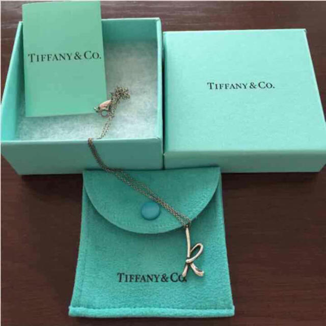 Tiffany & Co. - TIFFANY イニシャル ネックレス kの通販 by mare's shop｜ティファニーならラクマ