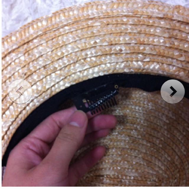 FELISSIMO(フェリシモ)の最終★nusyおしゃまなカンカン帽 レディースの帽子(ハット)の商品写真