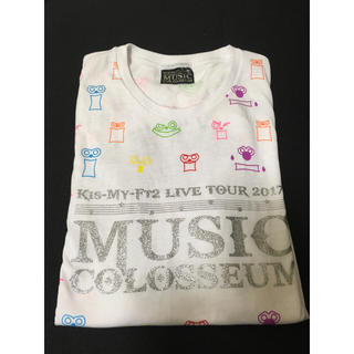 キスマイフットツー(Kis-My-Ft2)のキスマイ MUSICCOLOSSEUM ツアーTシャツ(アイドルグッズ)