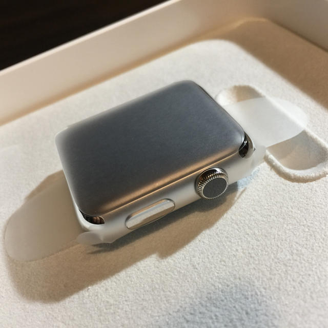 Apple Watch(アップルウォッチ)の【新品】Apple Watch 42mm ステンレス スマホ/家電/カメラのスマートフォン/携帯電話(スマートフォン本体)の商品写真