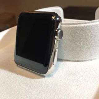 アップルウォッチ(Apple Watch)の【新品】Apple Watch 42mm ステンレス(スマートフォン本体)