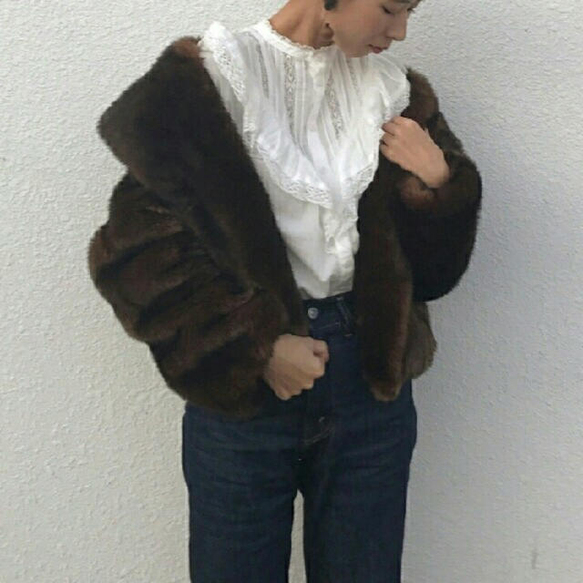 値下中アナザーエディション♡anotheredition♡ショールファーコート