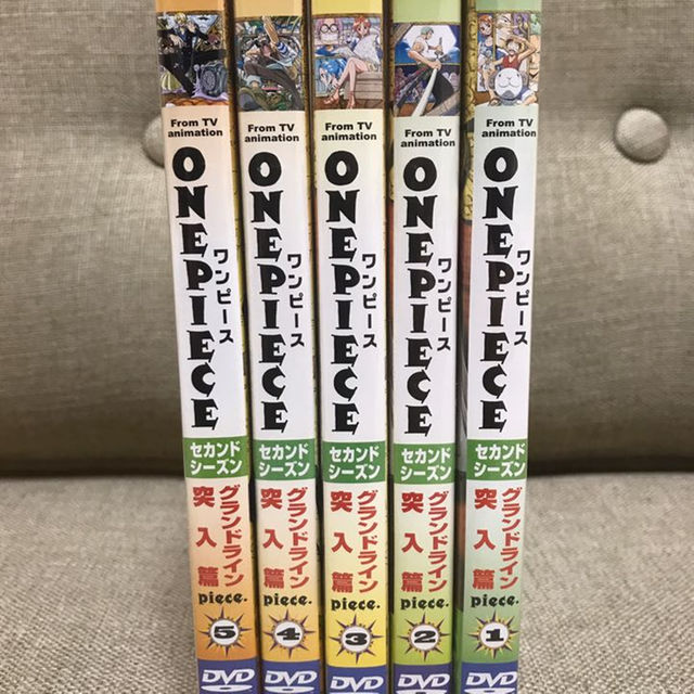 ワンピース グランドライン突入編 1 5巻 Dvdの通販 By にっしー S Shop ラクマ