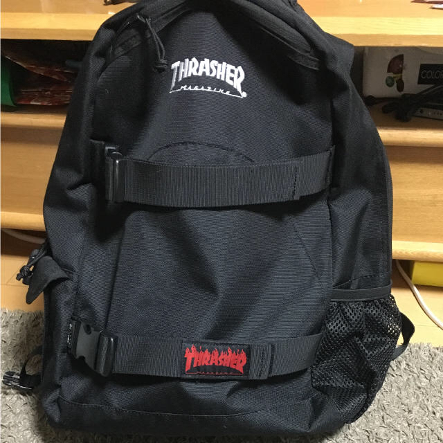 THRASHER スラッシャーリュック THRFB500 黒／一度だけ使用の美品