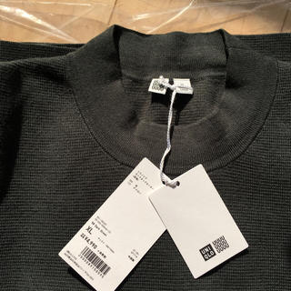 ユニクロ(UNIQLO)のユニクロu 新品XL ミラノリブモックネックセーター ルメールナノユニバース(ニット/セーター)