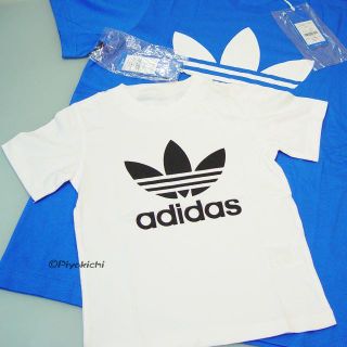 アディダス(adidas)の120【新品/即日発送】adidas オリジナルス キッズ Tシャツ 白(Tシャツ/カットソー)