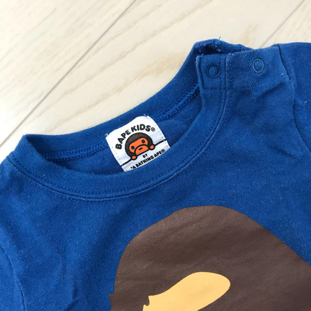 A BATHING APE(アベイシングエイプ)のAPE キッズ Tシャツ 70cm キッズ/ベビー/マタニティのベビー服(~85cm)(Ｔシャツ)の商品写真