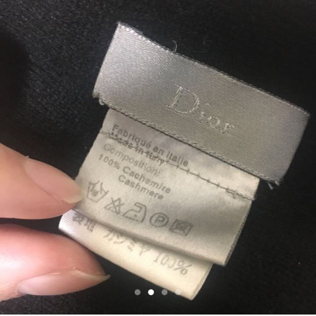 DIOR HOMME(ディオールオム)のディオール カシミヤマフラー メンズのファッション小物(その他)の商品写真