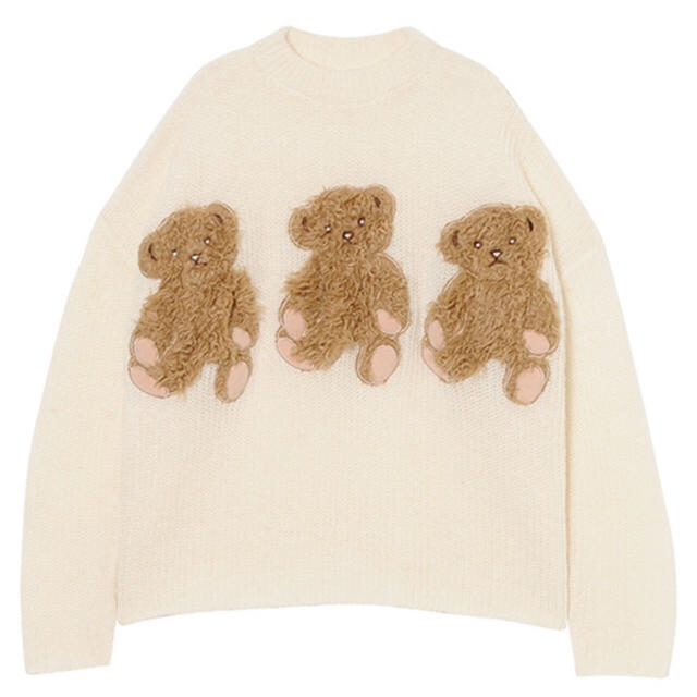 Candy Stripper(キャンディーストリッパー)のCandy stripper CANDY BEARS KNIT レディースのトップス(ニット/セーター)の商品写真