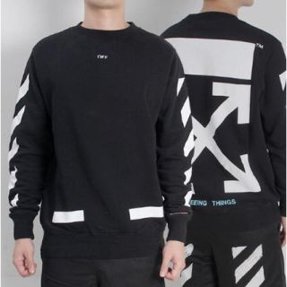 OFF-WHITE - off-white オフホワイト トレーナーの通販 by brand|オフ
