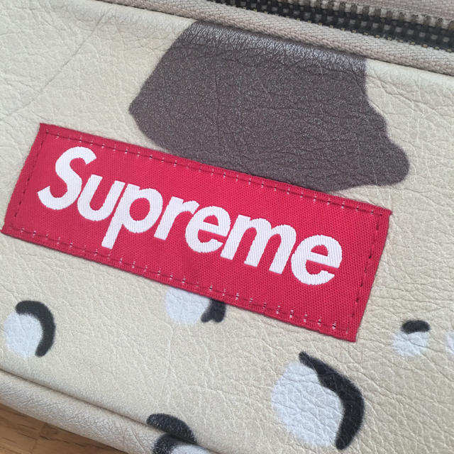 supreme leather west bag camo - 1