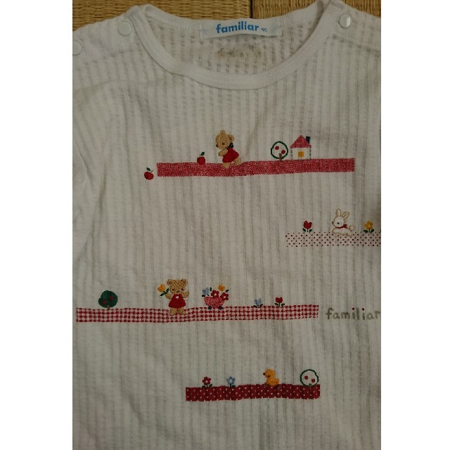 familiar(ファミリア)のfamiliarカットソー キッズ/ベビー/マタニティのキッズ服女の子用(90cm~)(Tシャツ/カットソー)の商品写真