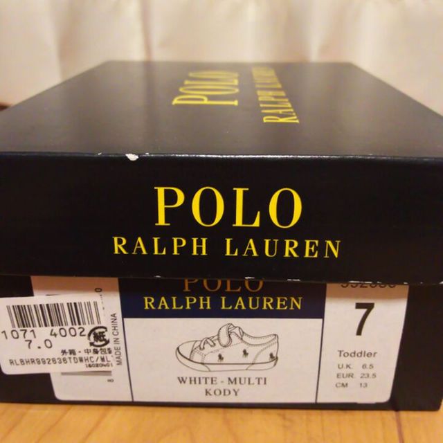 POLO RALPH LAUREN(ポロラルフローレン)のえりちゃん様専用  新品未使用 ポロラルフローレン キッズ シューズ 13センチ キッズ/ベビー/マタニティのキッズ/ベビー/マタニティ その他(その他)の商品写真