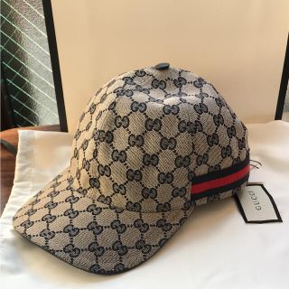 グッチ(Gucci)の[超希少ネイビー] GUCCI ベースボールキャップ(キャップ)