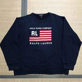 ポロラルフローレン(POLO RALPH LAUREN)のPOLO JEANS  RALPH LAUREN 90s 激レア‼️星条旗ロゴ(スウェット)