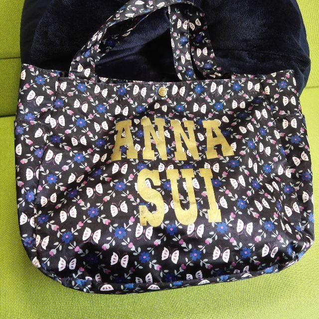 ANNA SUI - ANNA SUI アナスイ ナイロン トートバッグ かわいい花と蝶の柄 の通販 by 良いお品物をより安く さくら屋's