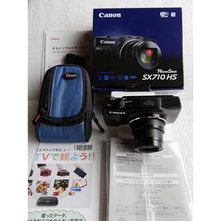 キヤノン(Canon)の光学30倍 PowerShot SX710 専用ケース液晶プロテクタ付き(コンパクトデジタルカメラ)