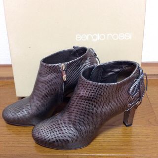 セルジオロッシ(Sergio Rossi)のセルジオ ロッシ ショートブーツ ブーティ36 正規品(ブーティ)