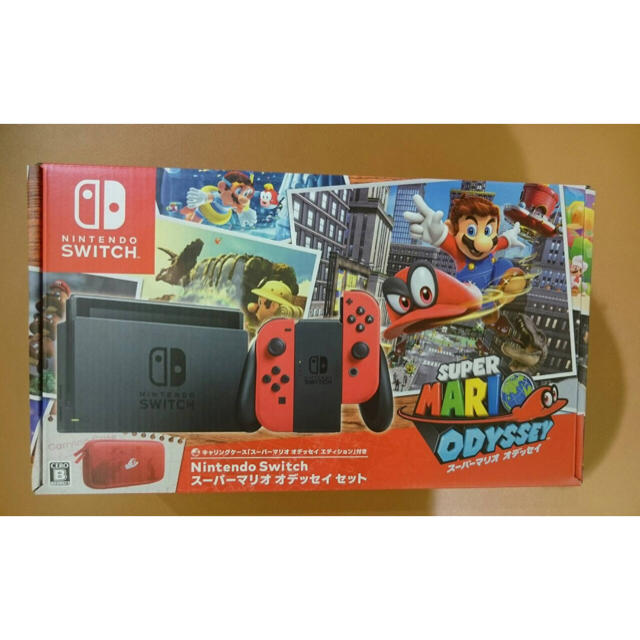 新品未開封 任天堂スイッチ マリオオデッセイ同梱 カレンダー特典付