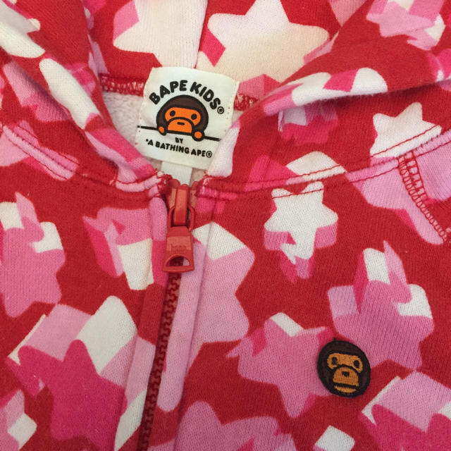 A BATHING APE(アベイシングエイプ)のHI様専用☆エイプ  キッズ パーカー キッズ/ベビー/マタニティのベビー服(~85cm)(ジャケット/コート)の商品写真