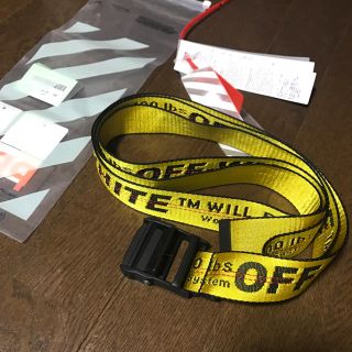 オフホワイト(OFF-WHITE)の 最終値下げ off-white industrial belt(ベルト)