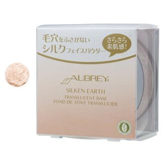 オーブリーオーガニクス(Aubrey Organics)のオーブリー  シルケンアース トランスルーセントベース ポーセリンベージュ(フェイスパウダー)