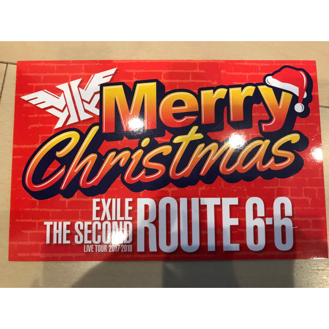 EXILE THE SECOND(エグザイルザセカンド)のEXILE THE SECOND クリスマスカード エンタメ/ホビーのタレントグッズ(ミュージシャン)の商品写真