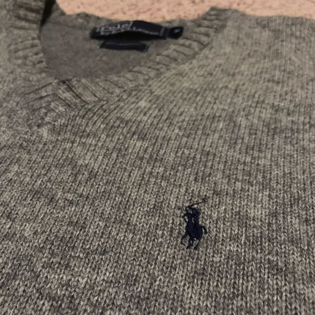 POLO RALPH LAUREN(ポロラルフローレン)のsakuranbo78様 専用！POLO ポロ ラルフローレン グレー セーター メンズのトップス(ニット/セーター)の商品写真