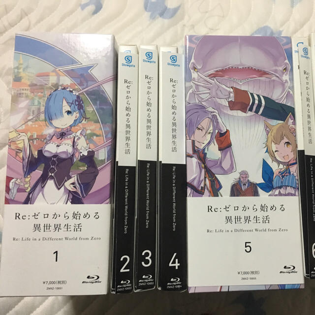 Re:ゼロから始める異世界生活 Blu-ray 初回限定盤全巻セット 小説付き