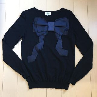 ランバンオンブルー(LANVIN en Bleu)のランバンオンブルー♡リボンニット(ニット/セーター)