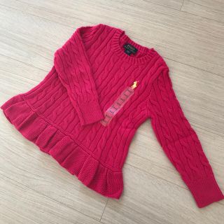 ラルフローレン(Ralph Lauren)の★新品★ラルフローレン★ニット★ぺプラムニット★カーディガン 同型★4Tマ(ニット)