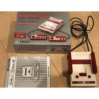 ファミリーコンピュータ(ファミリーコンピュータ)の美品 ニンテンドークラシックミニ ファミコン ミニファミコン(家庭用ゲーム機本体)