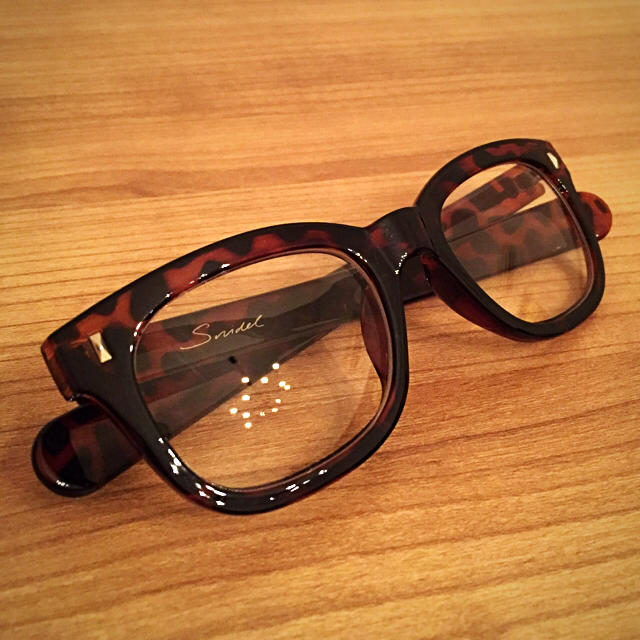 SNIDEL(スナイデル)のsnidel 伊達めがね べっ甲柄 レディースのファッション小物(サングラス/メガネ)の商品写真