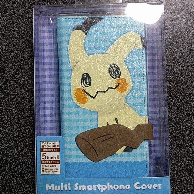 ポケモン(ポケモン)のポケモン ミミッキュ スマホケース スマホ/家電/カメラのスマホアクセサリー(Androidケース)の商品写真