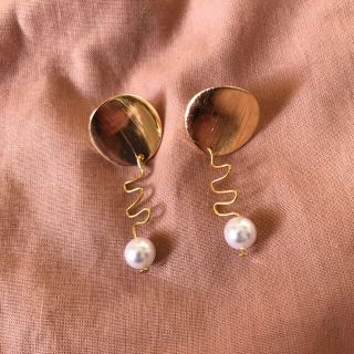 CUPPÉE ピアス 【 gold chip no.03  】(ピアス)