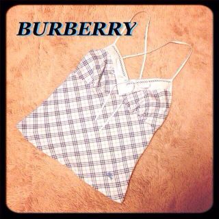 バーバリー(BURBERRY)のBURBERRY♡キャミソール(キャミソール)