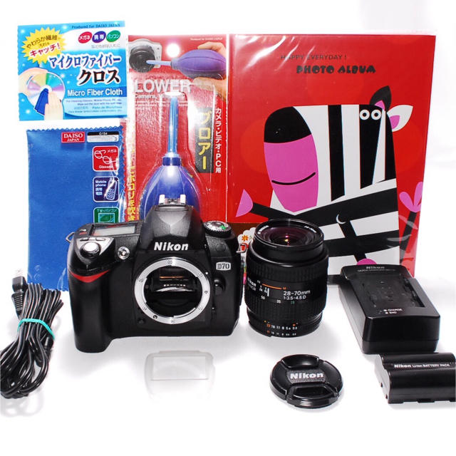Nikon レンズキット♪⭐安心保証⭐の通販 by Luffy56 Camera Shop|ニコンならラクマ - ❤相棒と出掛けよう❤Nikon D70 得価新品