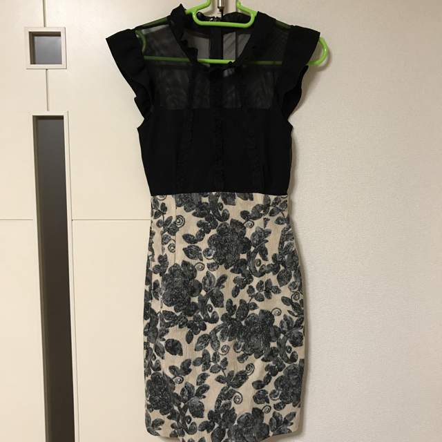tearly ドレス ブラック 花柄ジャガード レディースのフォーマル/ドレス(ナイトドレス)の商品写真