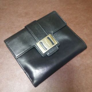 フェラガモ(Ferragamo)のフェラガモ ふたつ折財布 ブラック(財布)