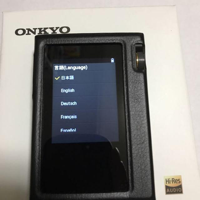 ONKYO(オンキヨー)のアルマジロ様専用 ONKYO rubato  DP-S1 ケース付き スマホ/家電/カメラのオーディオ機器(ポータブルプレーヤー)の商品写真