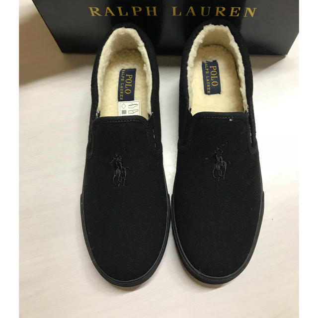 POLO RALPH LAUREN(ポロラルフローレン)の新品❤︎ポロラルフローレン もこもこスリッポン レディースの靴/シューズ(スリッポン/モカシン)の商品写真