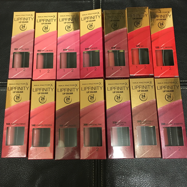 MAXFACTOR(マックスファクター)のMAX  FACTOR LIPFINITY 各種 まとめ買いお得！ コスメ/美容のベースメイク/化粧品(口紅)の商品写真