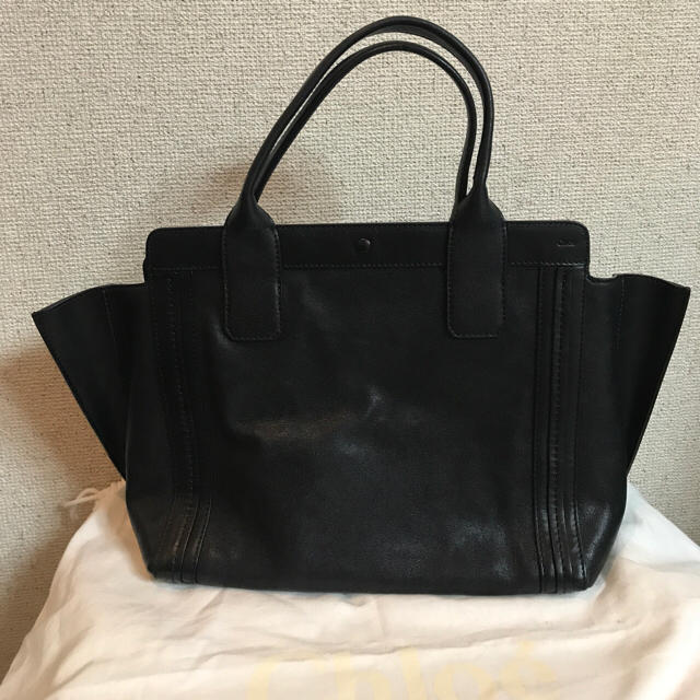 クロエ chloe アリソン black 美品 巾着付き