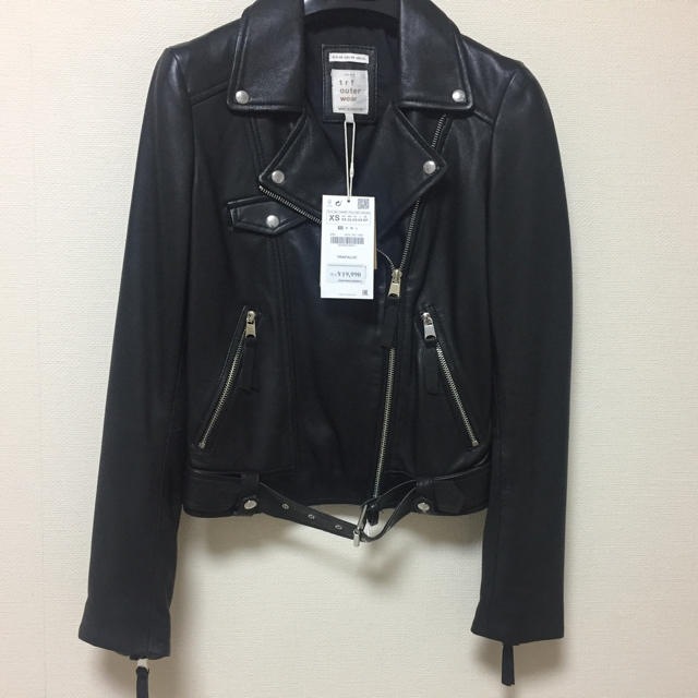 ZARA レザーライダース