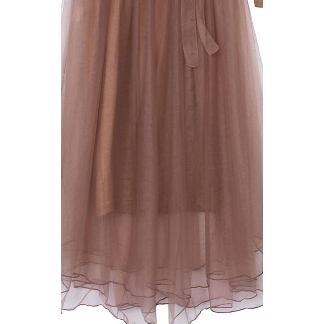 Ameri VINTAGE(アメリヴィンテージ)のAMERI ROMANTIC TULLE DRESS チュールドレス レディースのフォーマル/ドレス(ミディアムドレス)の商品写真