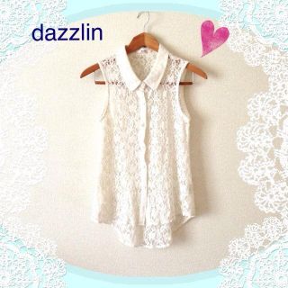 ダズリン(dazzlin)のダズリンレースシャツ(シャツ/ブラウス(半袖/袖なし))