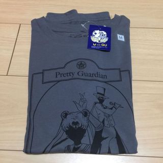 ジーユー(GU)のMサイズ Tシャツ セーラームーン g.u.  コラボ gu ジーユー グレー(その他)