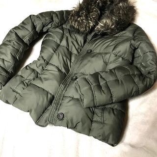 アバクロンビーアンドフィッチ(Abercrombie&Fitch)のアバクロ ダウンコート(Sサイズ ファー脱着可)(ダウンジャケット)